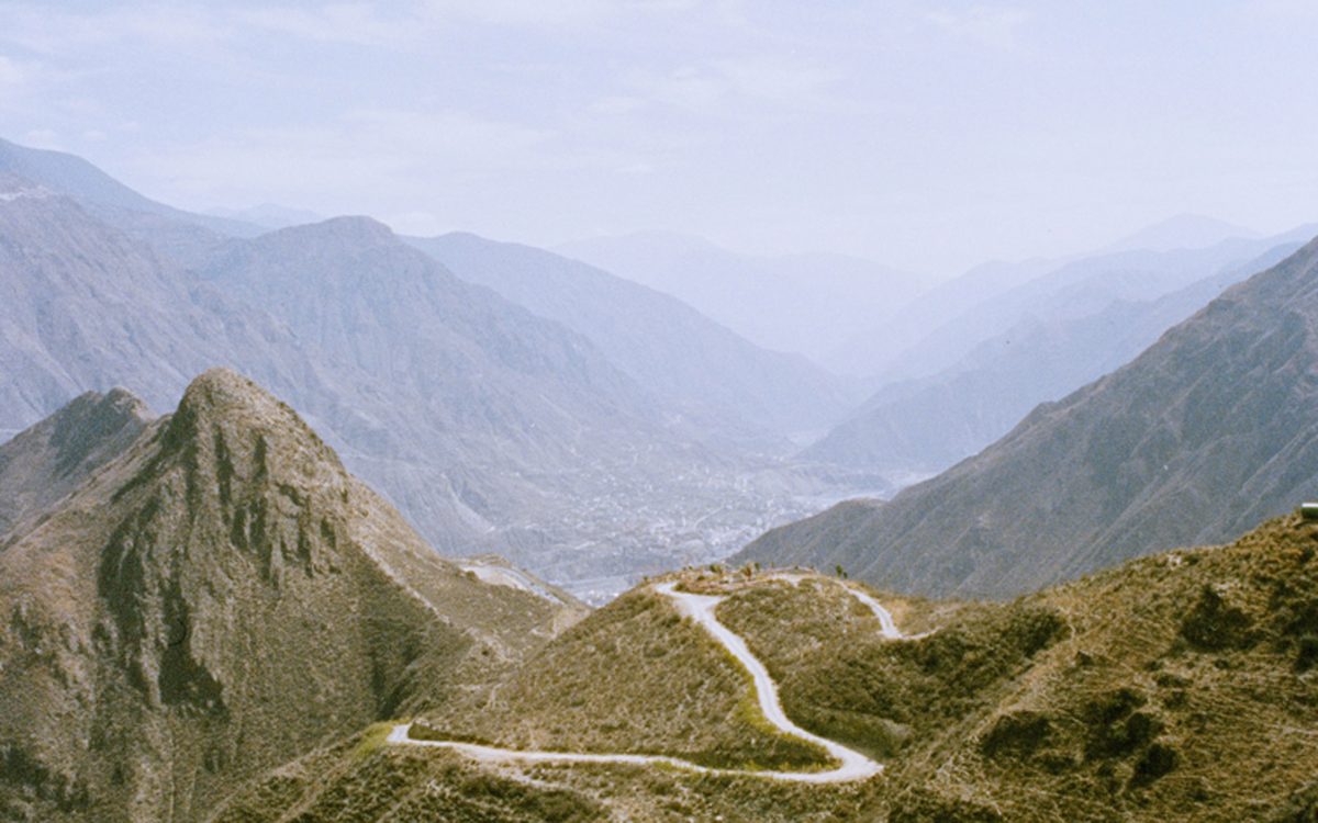 A road winding through the mountain valleys inland of Berbera